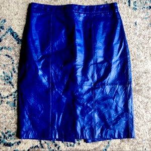 G by Giuliana  genuine leather skirt